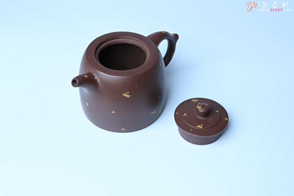 紫砂壶图片:美壶特惠 特好老紫泥洒金井栏壶 茶人醉爱 - 美壶网