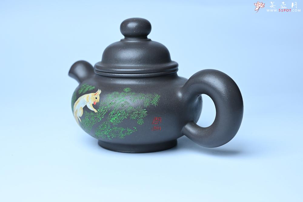 紫砂壶图片:美壶特惠 手工手制紫砂壶特好青灰泥松鼠壶 茶壶 茶具 单壶 - 美壶网