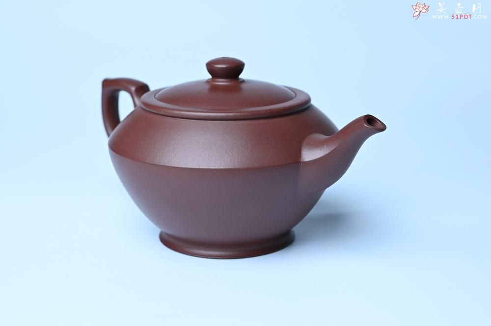 紫砂壶图片：潜力股周小培老师 4号井深井红皮龙 全手工汉云壶 - 美壶网