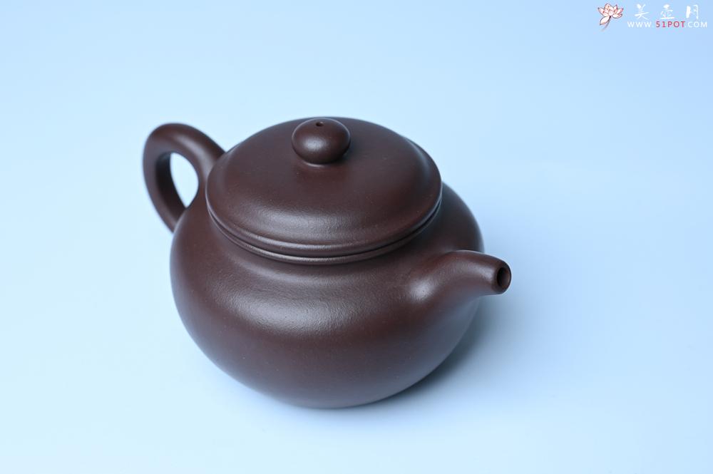紫砂壶图片：特好老紫泥全手工仿古壶 茶人醉爱 - 美壶网