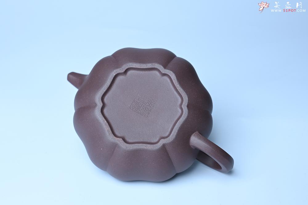 紫砂壶图片：美壶特惠 紫砂壶手工手制优质紫泥葵仿古壶 茶人醉爱 - 美壶网