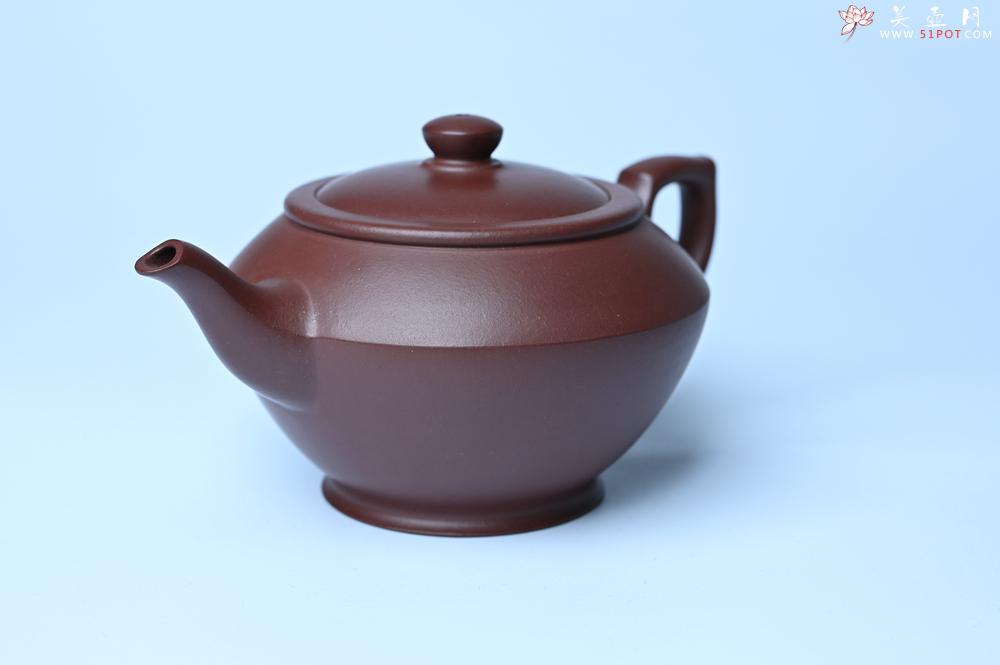 紫砂壶图片：潜力股周小培老师 4号井深井红皮龙 全手工汉云壶 - 美壶网