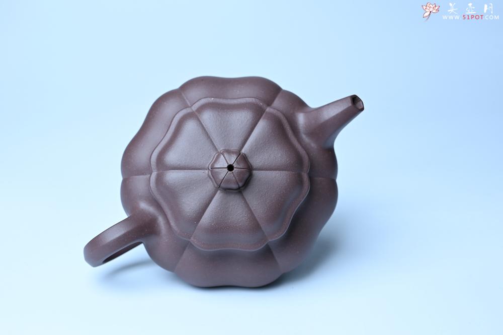 紫砂壶图片：美壶特惠 紫砂壶手工手制优质紫泥葵仿古壶 茶人醉爱 - 美壶网