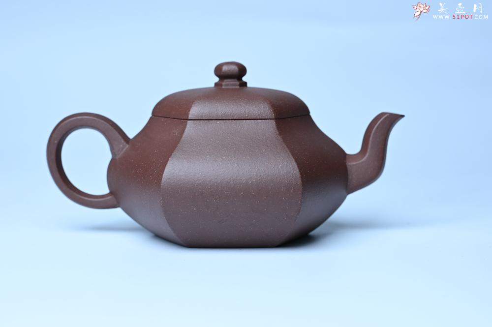 紫砂壶图片：美壶特惠 朱老师全手工六方君德壶 茶人醉爱 - 美壶网