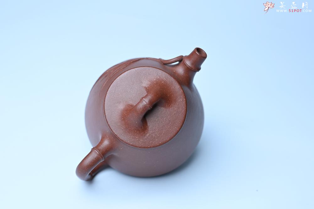 紫砂壶图片：美壶特惠 优质紫泥竹叶高石瓢壶 茶人醉爱 - 美壶网