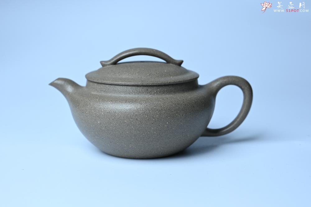 紫砂壶图片：美壶特惠 特好芝麻绿泥云帆紫砂壶 茶人醉爱 - 美壶网