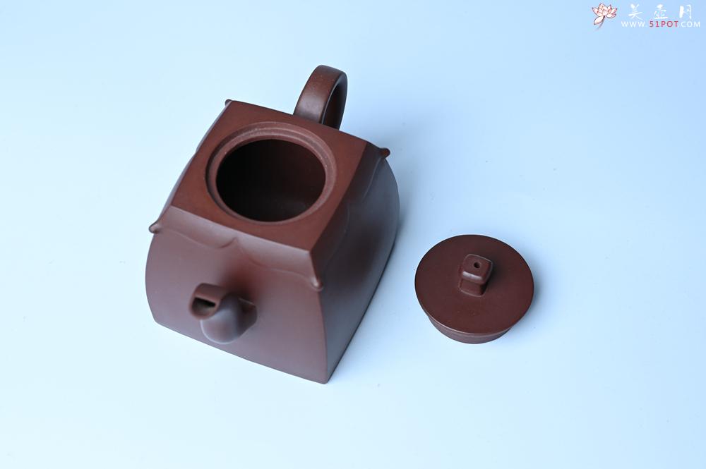 紫砂壶图片：美壶特惠 精致四方圆口壶 造型新颖 - 美壶网