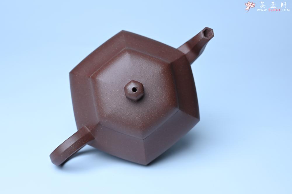 紫砂壶图片：美壶特惠 朱老师全手工六方君德壶 茶人醉爱 - 美壶网