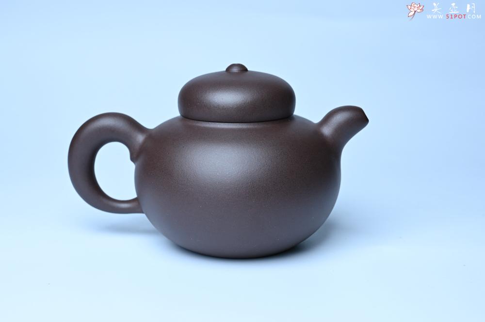 紫砂壶图片：美壶特惠 精致优质黑星土道洪风格德福壶 茶人醉爱 - 美壶网