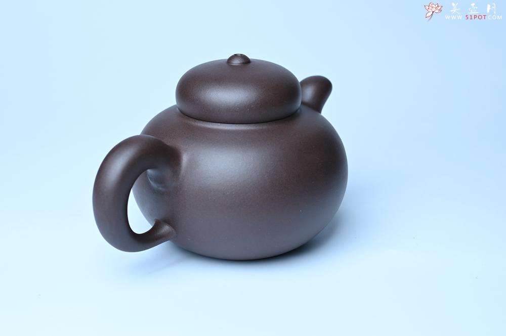 紫砂壶图片：美壶特惠 精致优质黑星土道洪风格德福壶 茶人醉爱 - 美壶网