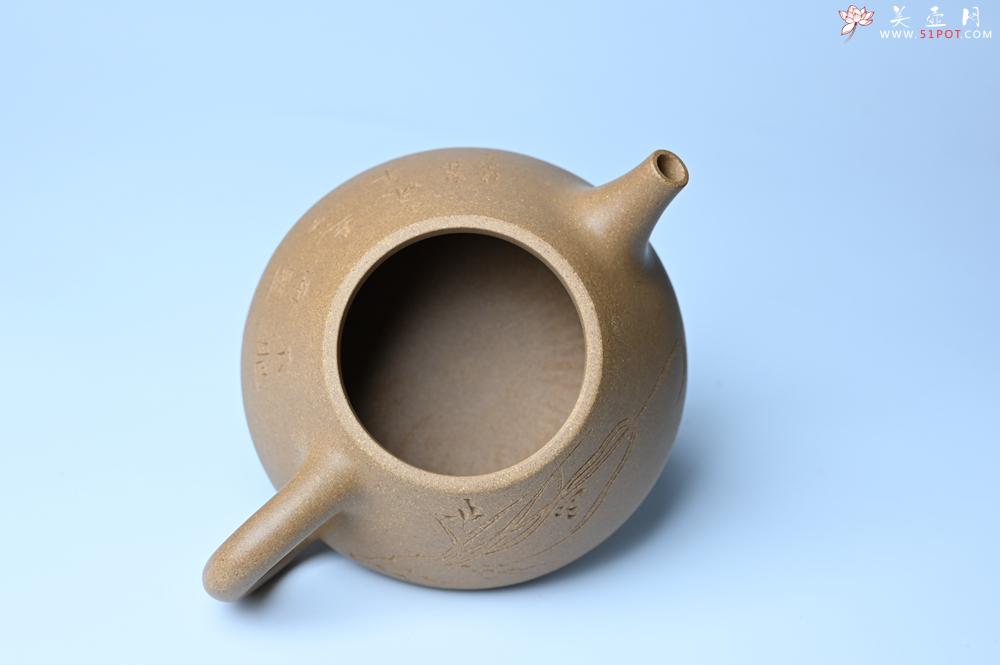 紫砂壶图片：油润老段泥(此泥料属于家藏老料！油润无比，识者自知！)全手工曼生石瓢 陶兴精心装饰 - 美壶网