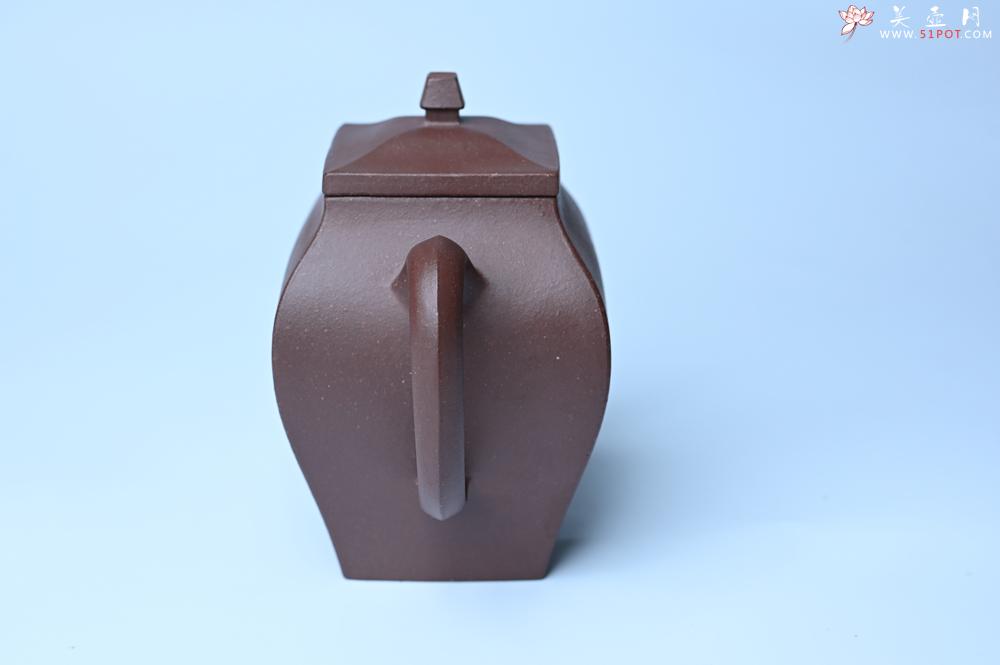 紫砂壶图片：美壶特惠 全手工镶接四方吉金壶 泥料超好 茶人醉爱 - 美壶网