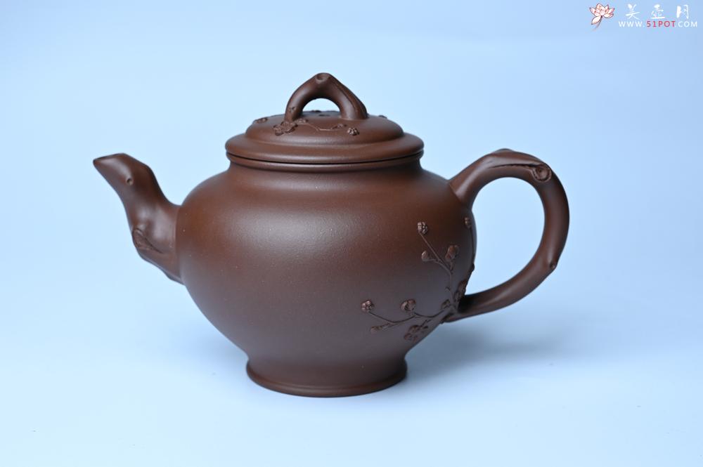 紫砂壶图片：美壶特惠 精致报春系列之梅花报春壶 - 美壶网