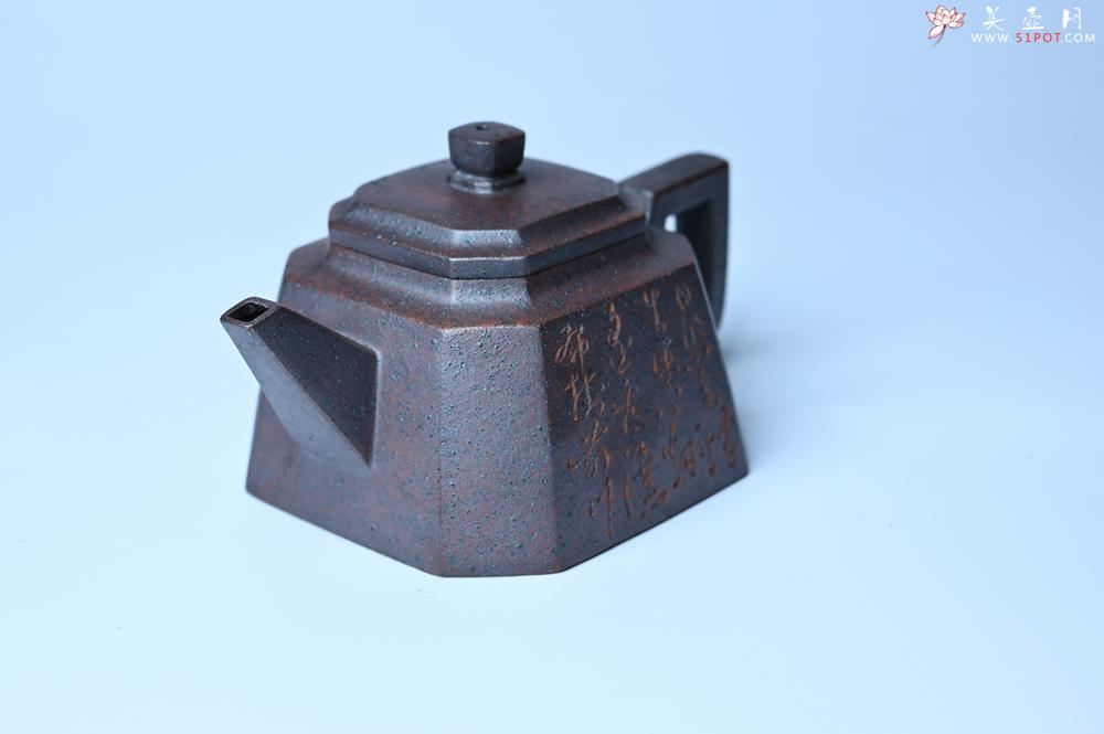 紫砂壶图片:美壶特惠 柴烧八方紫砂壶 茶人醉爱 - 美壶网