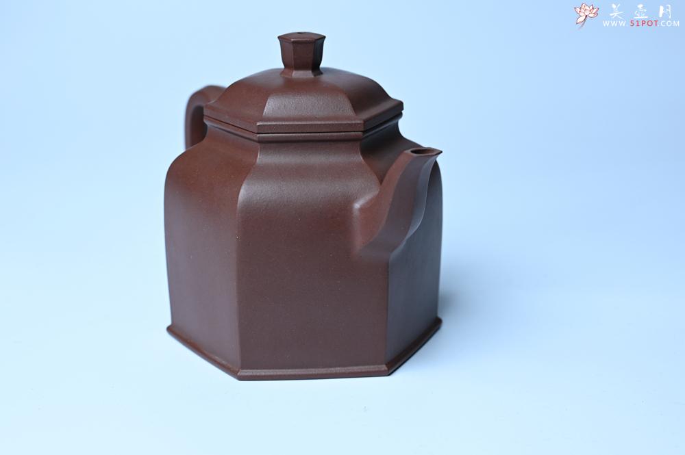 紫砂壶图片:美壶特惠 精致全手工六方金钟 泥料超好 - 美壶网