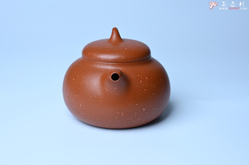 紫砂壶图片:美壶特惠 特好红泥桂花砂茄段壶 茶人醉爱 - 美壶网