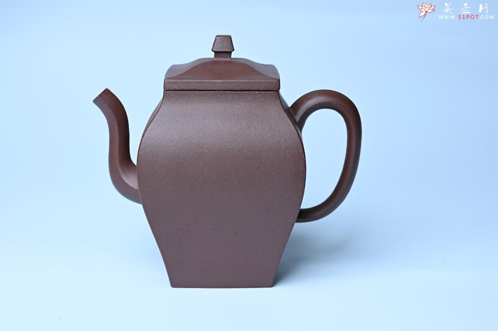 紫砂壶图片：美壶特惠 全手工镶接四方吉金壶 泥料超好 茶人醉爱 - 美壶网