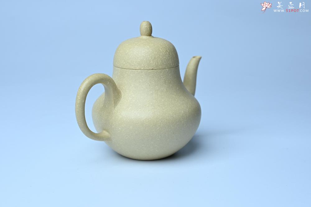 紫砂壶图片：美壶特惠 纯净本绿梨形壶 茶人醉爱 - 美壶网