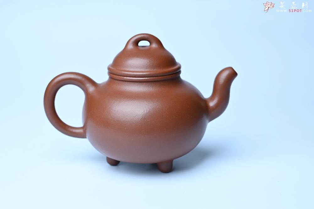 紫砂壶图片：潜力股周小培老师 特好清水泥全手工过桥乳鼎壶 期待与您结缘 - 美壶网