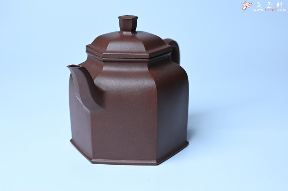 紫砂壶图片:美壶特惠 精致全手工六方金钟 泥料超好 - 美壶网
