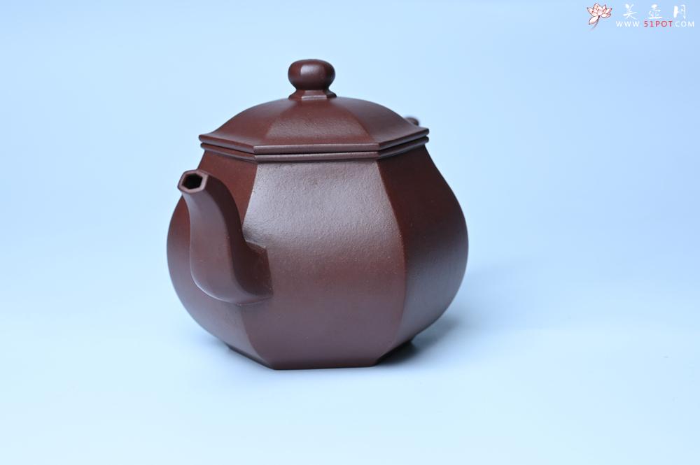 紫砂壶图片：全手工六方高韵 韵味悠长 - 美壶网