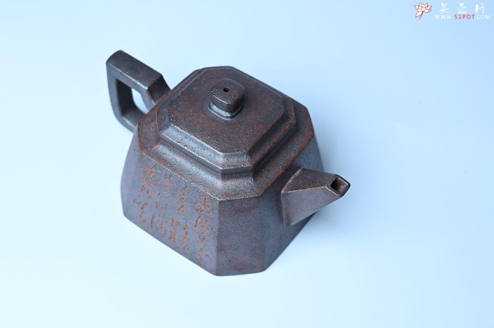 紫砂壶图片:美壶特惠 柴烧八方紫砂壶 茶人醉爱 - 美壶网