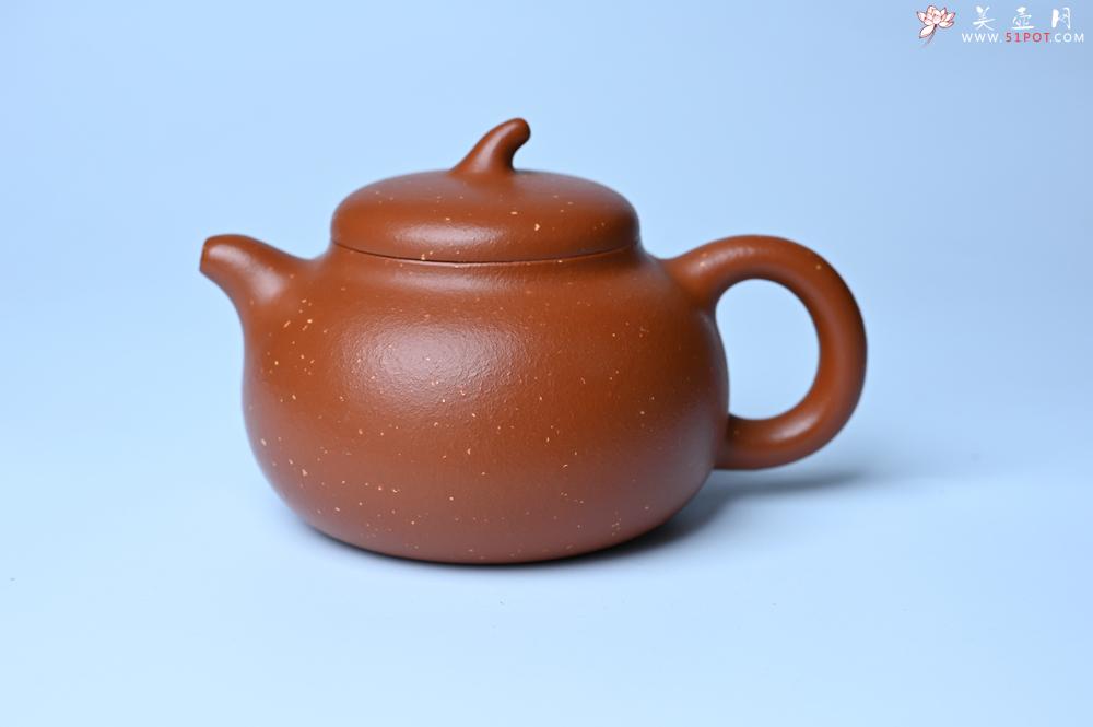 紫砂壶图片:美壶特惠 特好红泥桂花砂茄段壶 茶人醉爱 - 美壶网