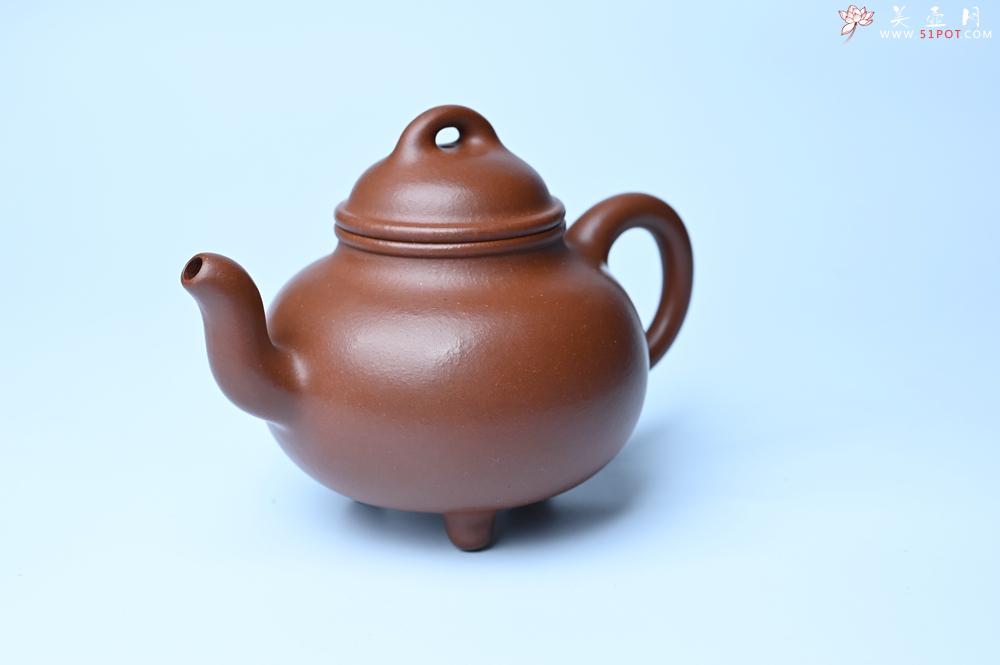 紫砂壶图片：潜力股周小培老师 特好清水泥全手工过桥乳鼎壶 期待与您结缘 - 美壶网
