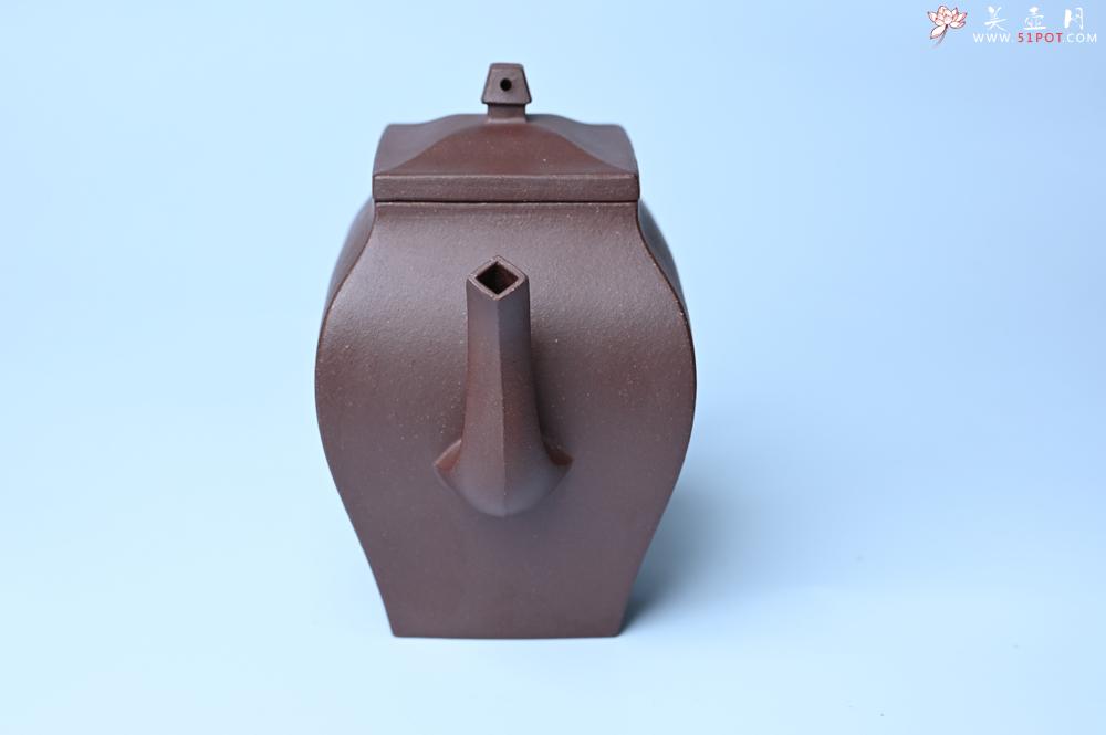 紫砂壶图片：美壶特惠 全手工镶接四方吉金壶 泥料超好 茶人醉爱 - 美壶网