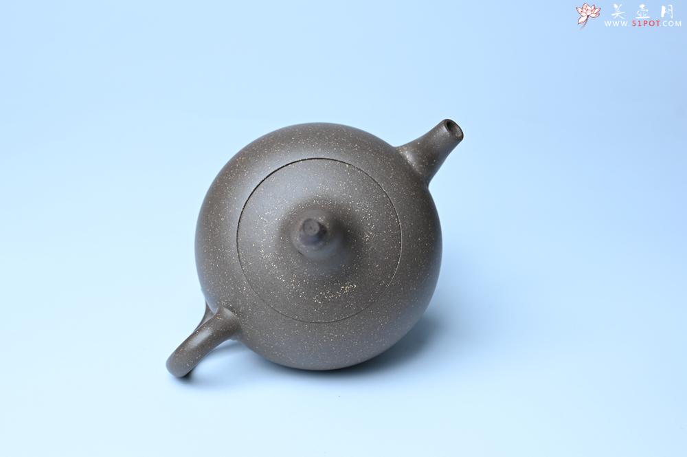 紫砂壶图片：美壶特惠 精致青段大肚茄子壶 茶人醉爱 - 美壶网