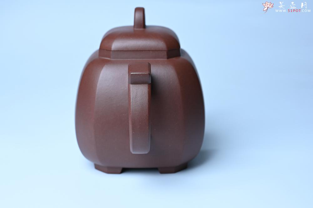 紫砂壶图片：实力派张海艳全手工家藏底槽清精工福临八方壶 气势磅礴 - 美壶网