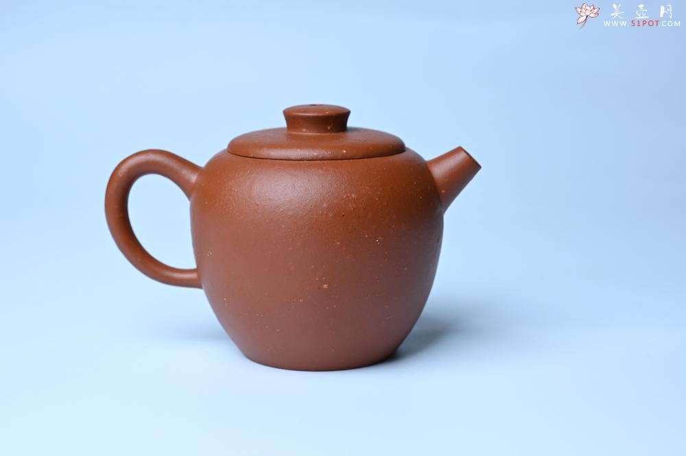 紫砂壶图片：美壶特惠 精品粗砂红泥巨轮壶 茶人醉爱 - 美壶网