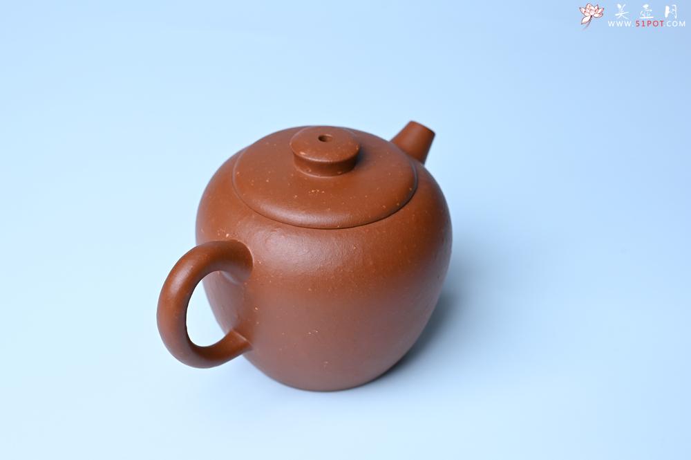 紫砂壶图片：美壶特惠 精品粗砂红泥巨轮壶 茶人醉爱 - 美壶网