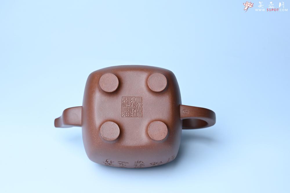 紫砂壶图片：实力派张海艳全手工油润底曹青重器鸣远四方 气势磅礴 用心之作 装饰人物特文气 - 美壶网