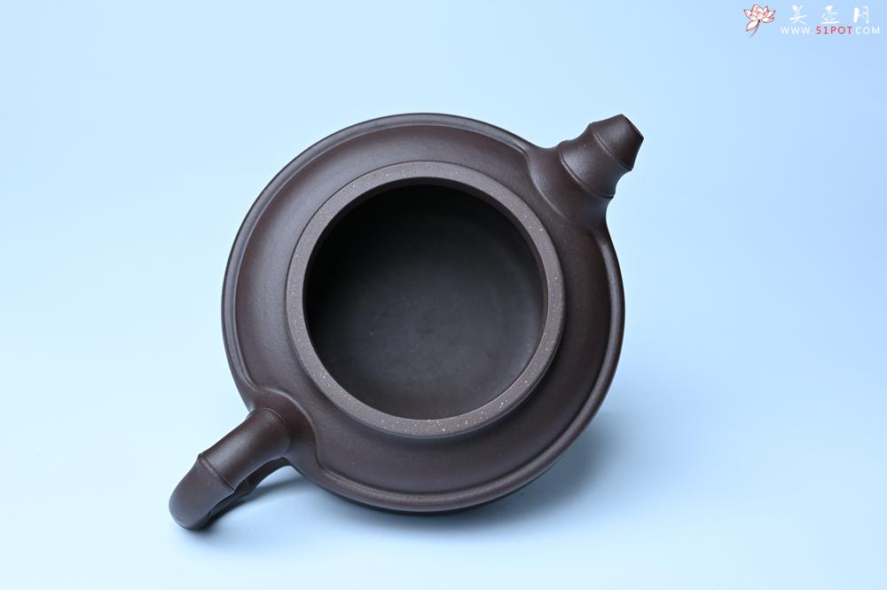 紫砂壶图片：美壶特惠 优质老紫泥双线竹鼓二式 养后特润 - 美壶网