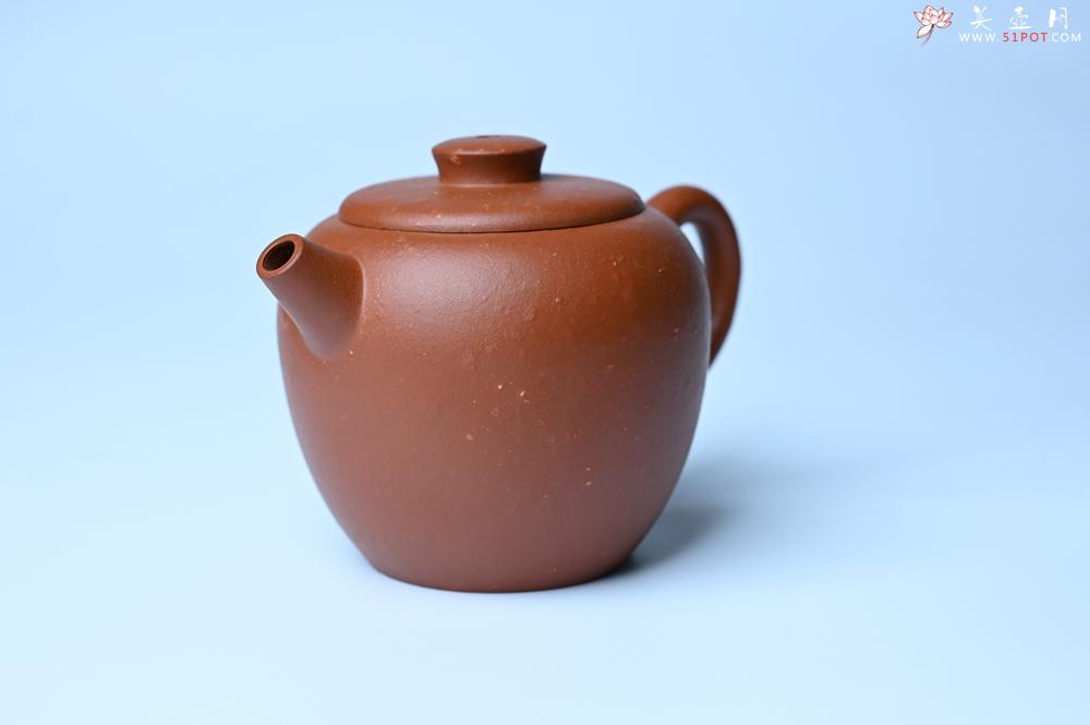 紫砂壶图片：美壶特惠 精品粗砂红泥巨轮壶 茶人醉爱 - 美壶网