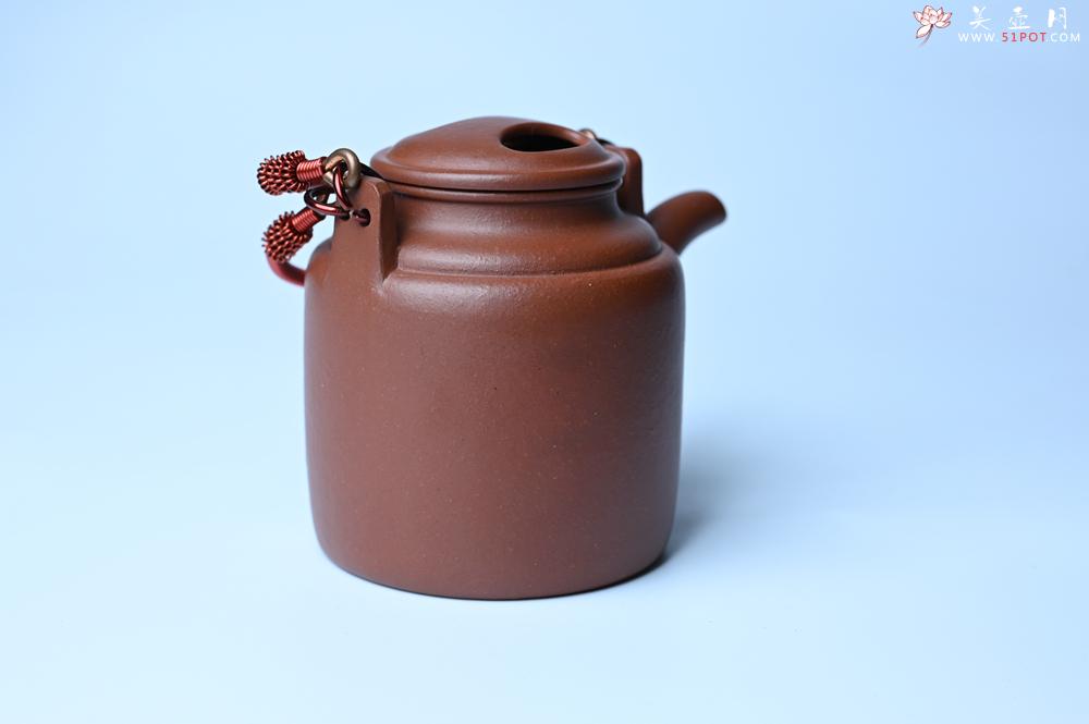 紫砂壶图片：美壶特惠 特好红皮龙精工洋桶壶 茶人醉爱 - 美壶网
