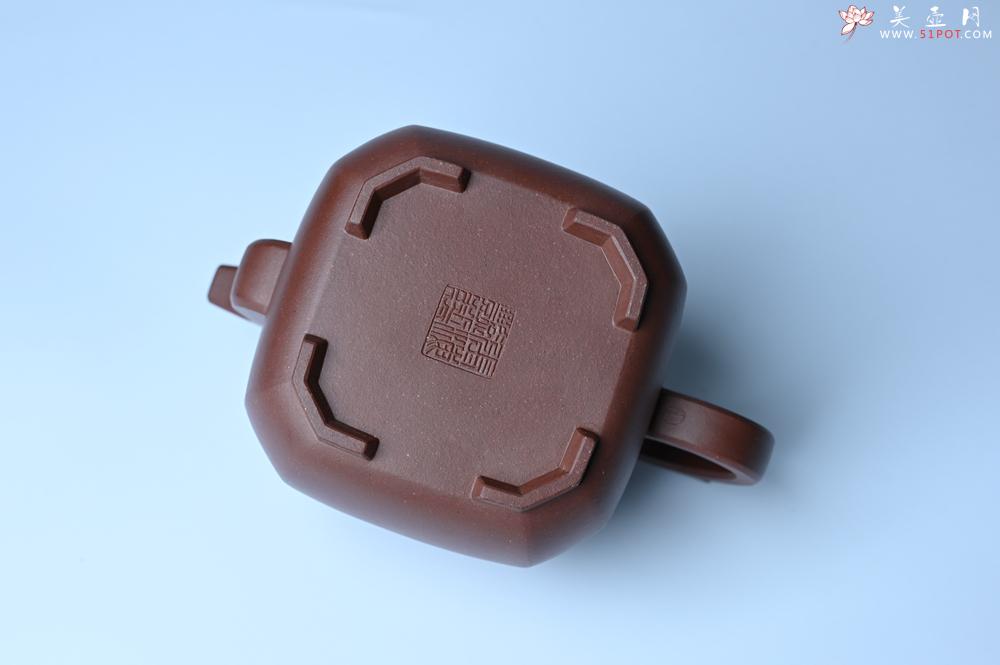 紫砂壶图片：实力派张海艳全手工家藏底槽清精工福临八方壶 气势磅礴 - 美壶网