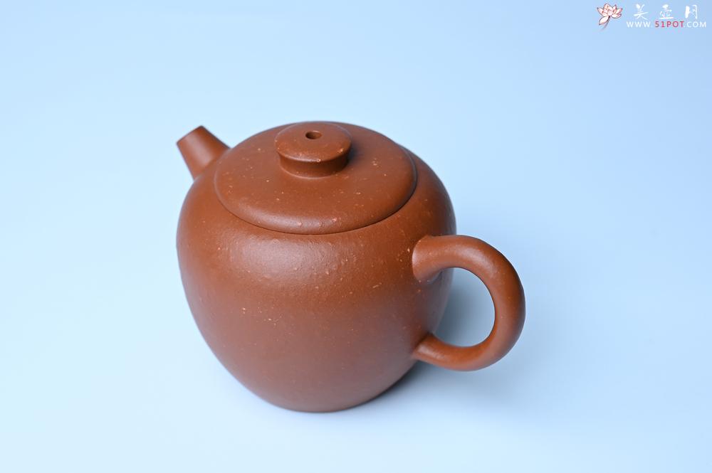 紫砂壶图片：美壶特惠 精品粗砂红泥巨轮壶 茶人醉爱 - 美壶网