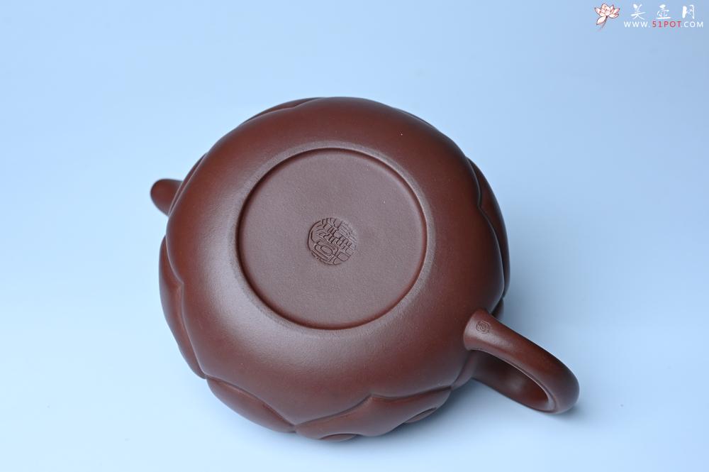 紫砂壶图片：美壶特惠 精致紫泥仿古如意壶 茶人醉爱 - 美壶网