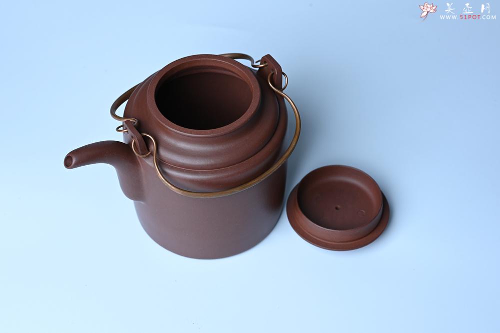 紫砂壶图片：实力派工艺师吕旭莹全手工演绎洋桶壶 大品难度大 资深壶友看过来 - 美壶网