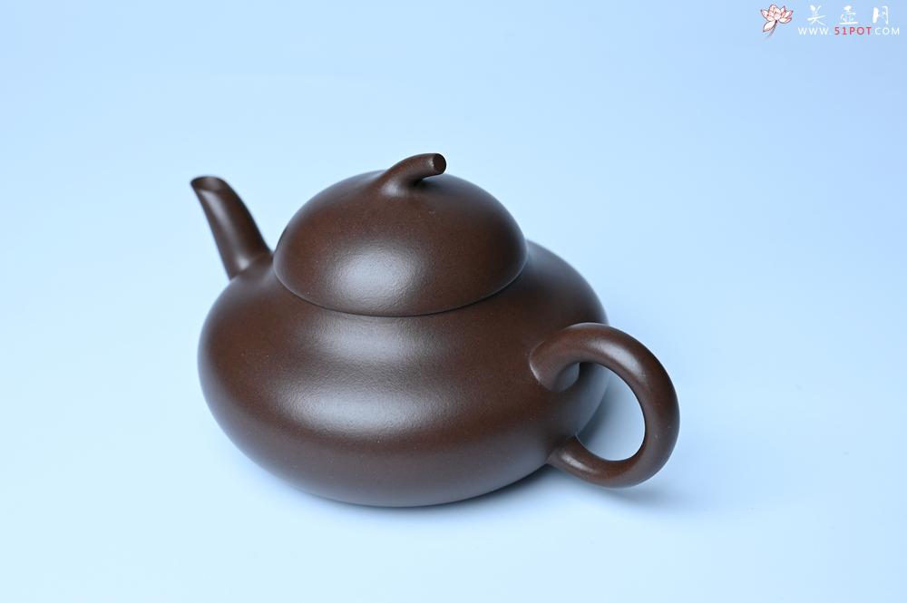 紫砂壶图片：美壶特惠 特好老紫泥茄段梨形壶 茶人醉爱 - 美壶网