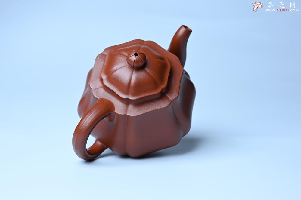 紫砂壶图片：美壶特惠 老朱泥高菱壶 茶人醉爱 - 美壶网