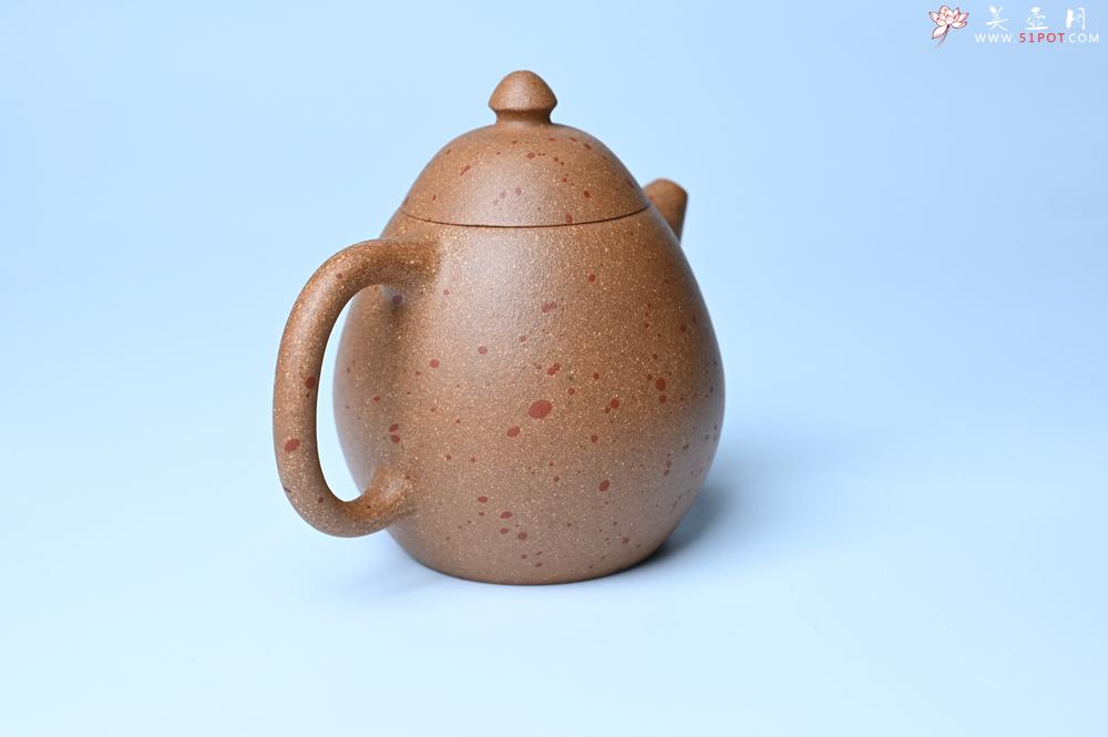 紫砂壶图片：美壶特惠 特好桃花段泥龙蛋紫砂壶 茶人醉爱 - 美壶网