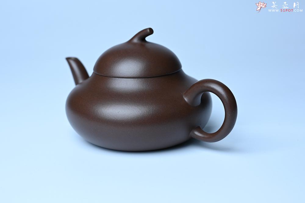 紫砂壶图片：美壶特惠 特好老紫泥茄段梨形壶 茶人醉爱 - 美壶网