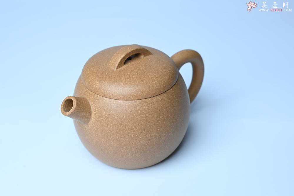 紫砂壶图片：美壶特惠 特好老黄段泥精致大炮巨轮壶 茶人醉爱 - 美壶网
