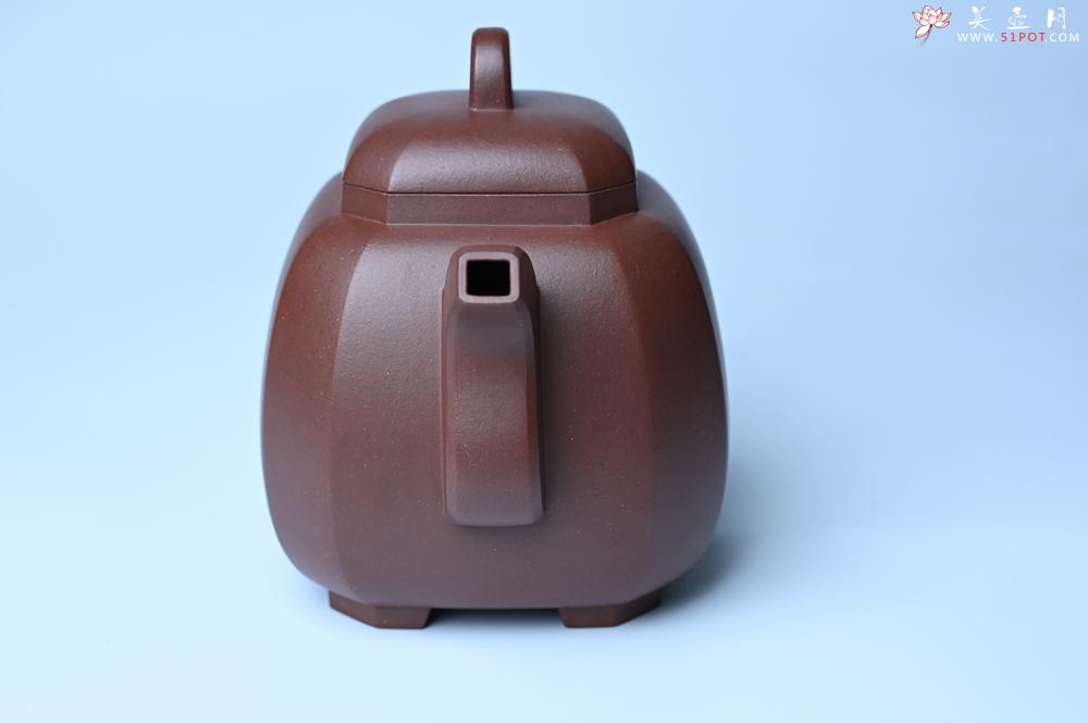 紫砂壶图片：实力派张海艳全手工家藏底槽清精工福临八方壶 气势磅礴 - 美壶网
