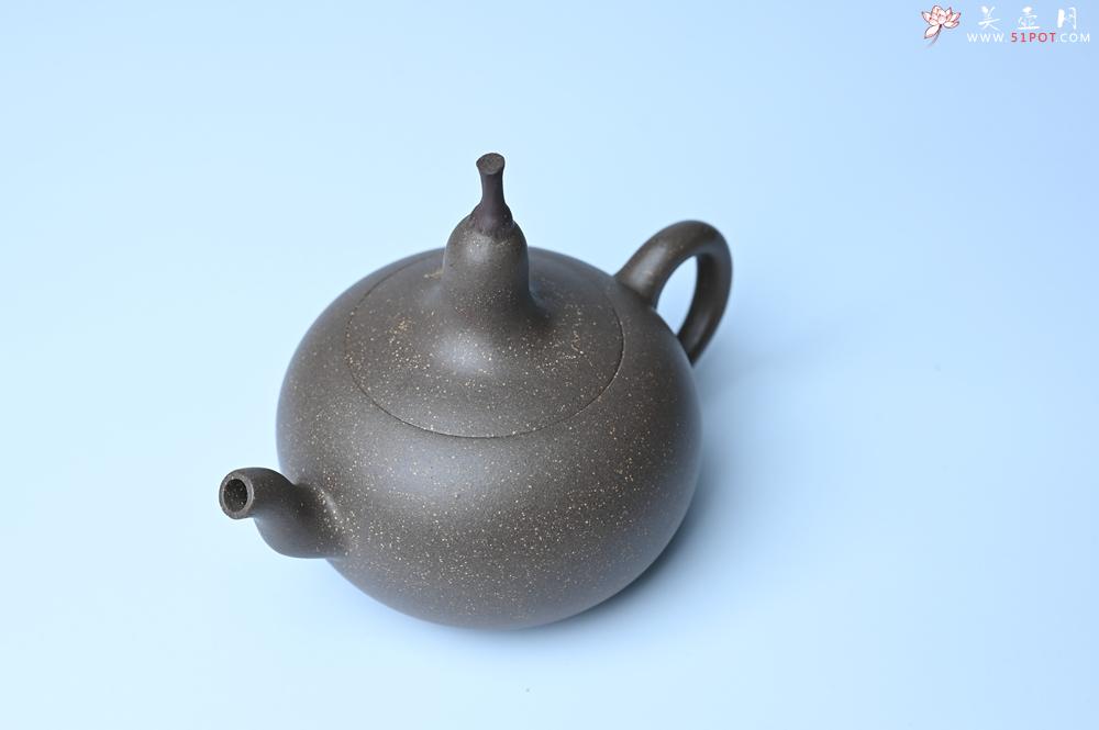 紫砂壶图片：美壶特惠 精致青段大肚茄子壶 茶人醉爱 - 美壶网