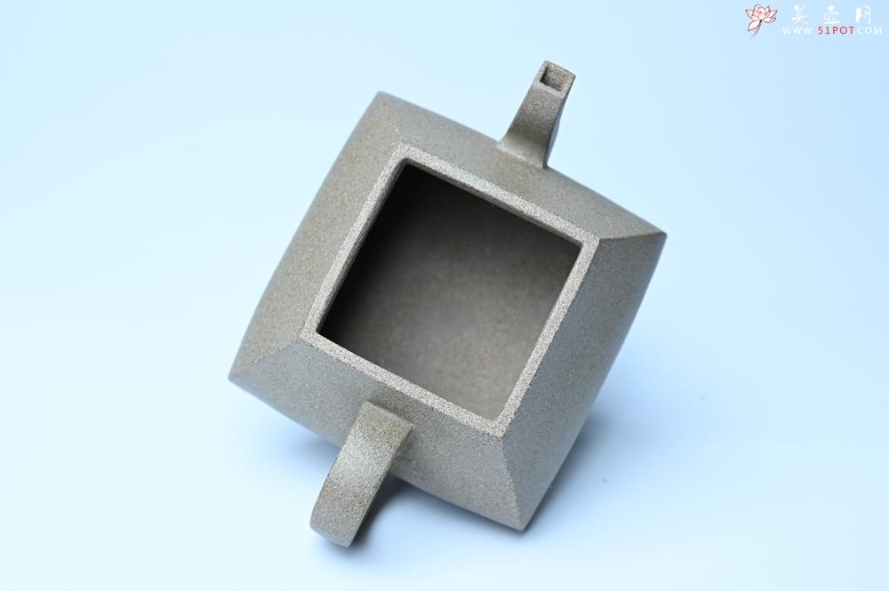 紫砂壶图片：美壶中秋国庆特惠 精工老段泥四方君德公道壶 独孔 茶人醉爱 - 美壶网