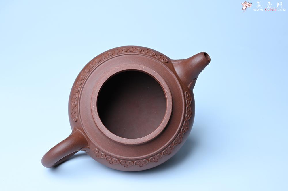 紫砂壶图片：美壶特惠 精致特好底曹青云肩如意壶 - 美壶网